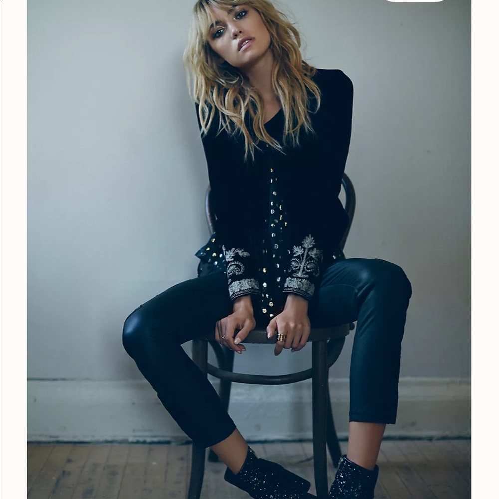 Free People Vegan Leather Pants